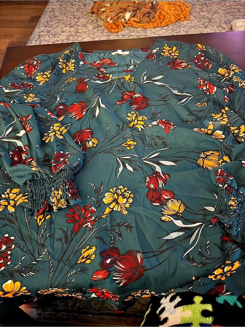 Maurice’s floral shirt